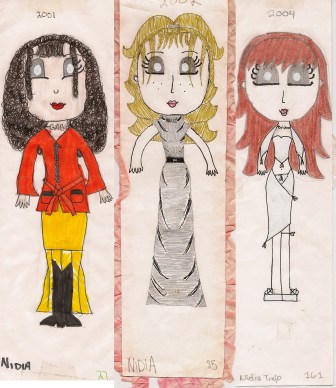 Drawn by Nidia Trejo 2001, 2002, 2004