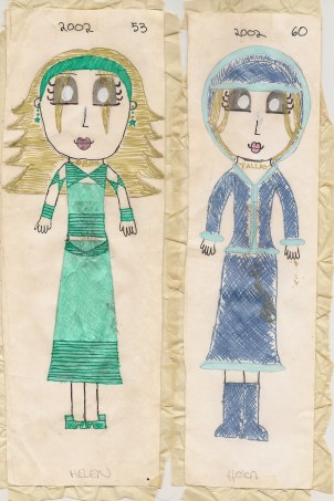 Some of my favorites, drawn when I was 12