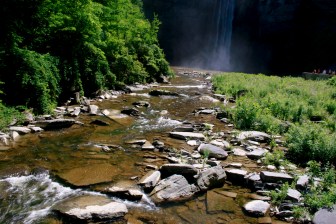 Waterbed of 215 foot waterfall; Photo Courtesy David Arellanes