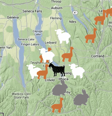 Fibershed along Fingerlakes; September 2013