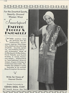 Vogue Archive 77:2 - Advertisement: Cohen Bros. January 15, 1931