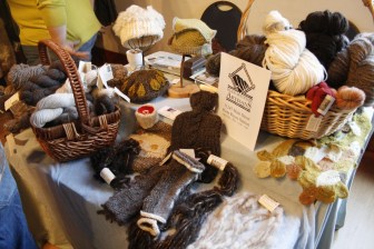 Black Mountain Weavers fiber products, 2013; Photo courtesy David Arellanes