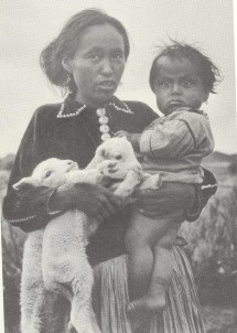 Navajo woman with baby and lambs, 1932, Laura Gilpin Amon Carter Museum of American Art, Fort Worth Texas