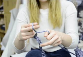 Jasmine Gonzales Knitting, 2013