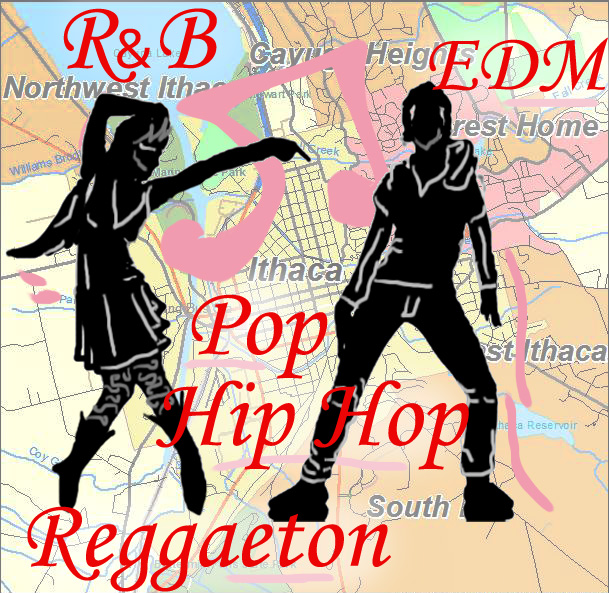 Vibrant energy in Ithaca NY, 2014