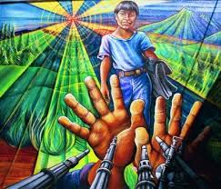 Juana Alicia; Alto al Fuego/ Ceasefire, 1988